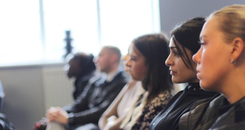 An audience at a HIANA workshop